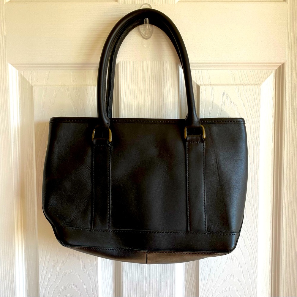 LL Bean Town & Field Vintage Leather Small Tote